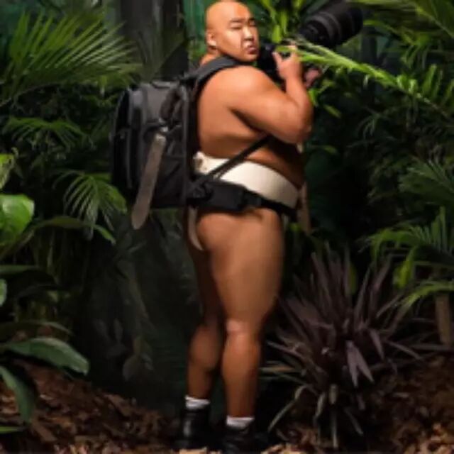 相扑选手代言这个?真没逗你,画面太美!